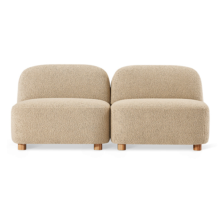 Gus* Modern Circuit Modular 2 pc Armless Sofa 8 - a - FURNITURE - modular - circuit Gus Himalaya Dune