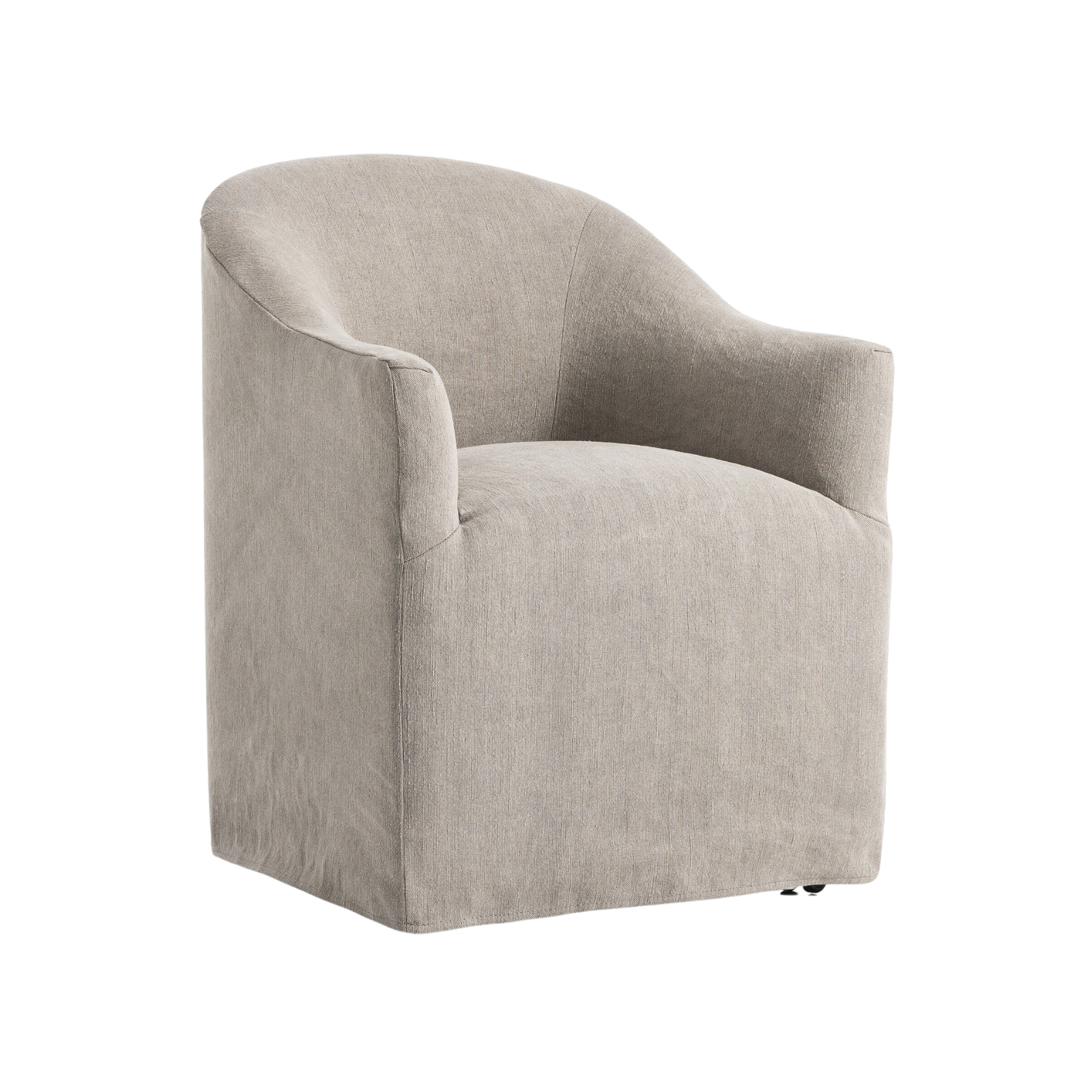 FLOOR MODEL - Cove Dining Chair - Heather Twill Stone FURNITURE - floor model Four Hands