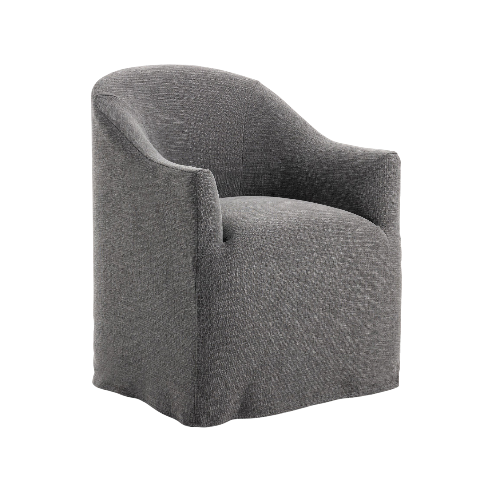 FLOOR MODEL - Cove Dining Chair - Bergamo Charcoal FURNITURE - floor model Four Hands