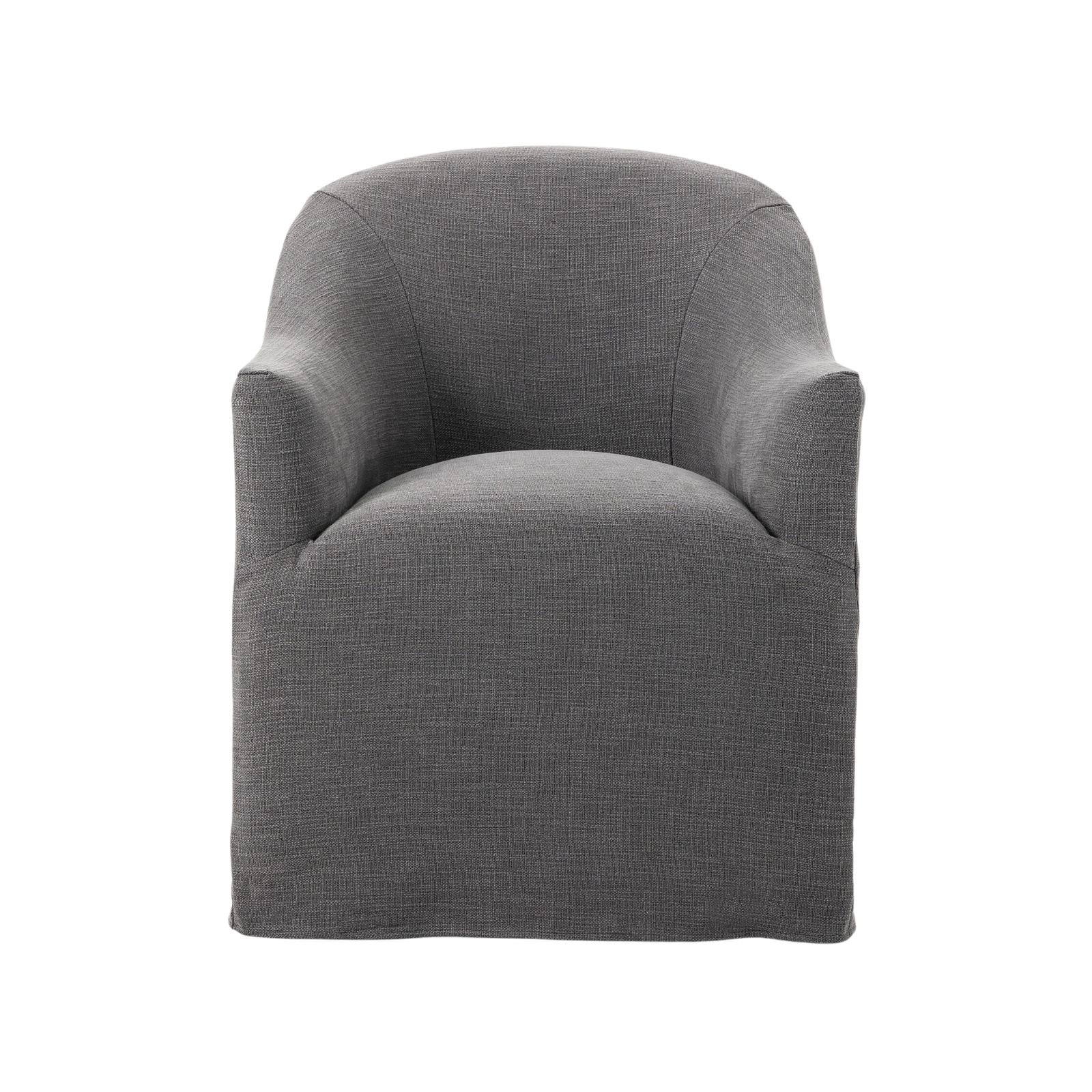 FLOOR MODEL - Cove Dining Chair - Bergamo Charcoal FURNITURE - floor model Four Hands