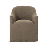 FLOOR MODEL - Cove Dining Chair With Casters - Broadway Coffee FURNITURE- floor model Four Hands