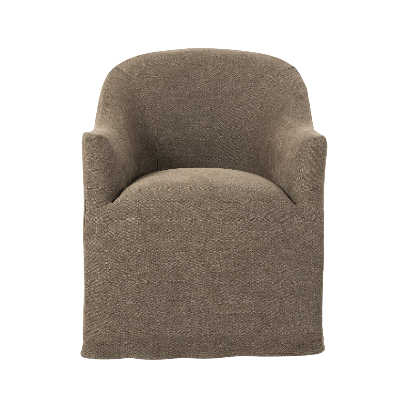 FLOOR MODEL - Cove Dining Chair With Casters - Broadway Coffee FURNITURE- floor model Four Hands