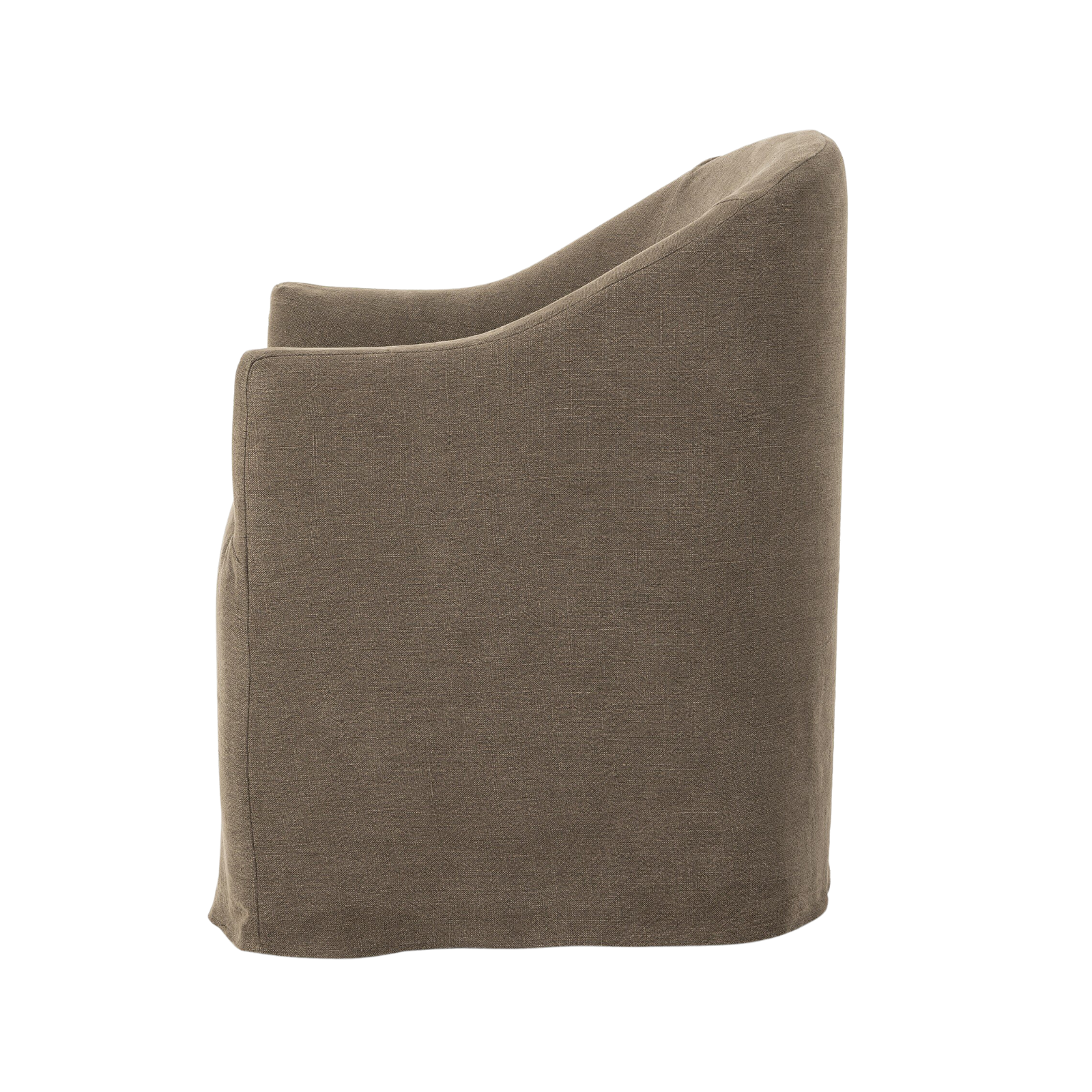 FLOOR MODEL - Cove Dining Chair With Casters - Broadway Coffee FURNITURE- floor model Four Hands