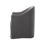 FLOOR MODEL - Cove Dining Chair - Bergamo Charcoal FURNITURE - floor model Four Hands