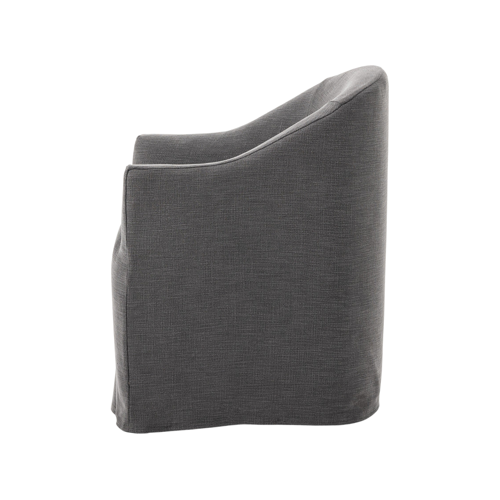 FLOOR MODEL - Cove Dining Chair - Bergamo Charcoal FURNITURE - floor model Four Hands