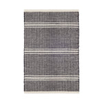 OVERSTOCK RUG - Malta Black/Ivory Handwoven Wool Rug - 8' x 10' IN STORE - Rugs Dash & Albert