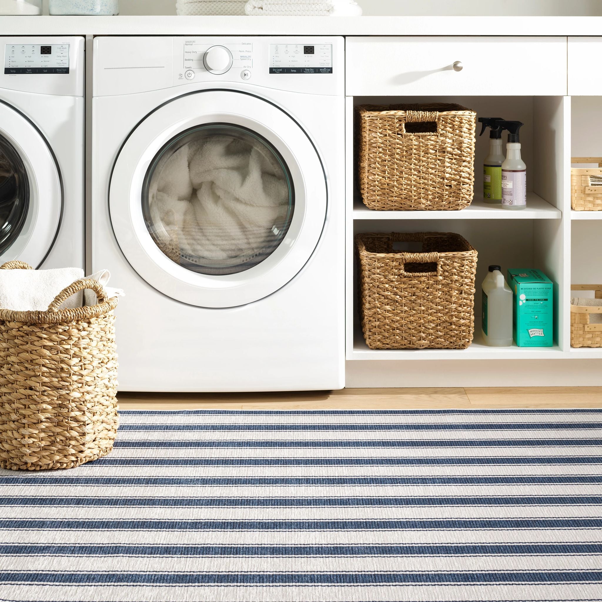 Awning Stripe Machine Washable Rug RUGS - washable Dash & Albert