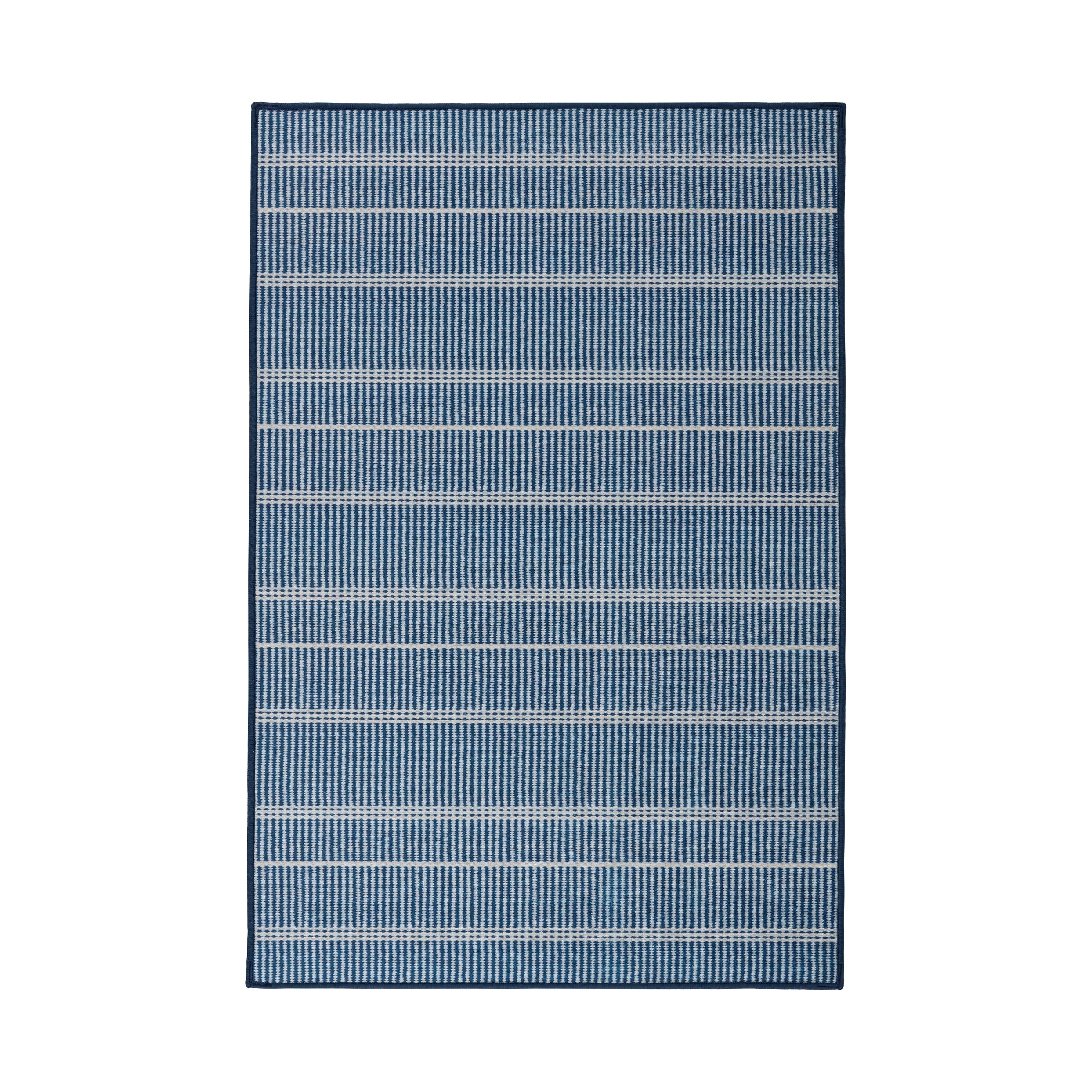 Samson Machine Washable Rug Rugs-washable Dash & Albert Navy 2' x 3'