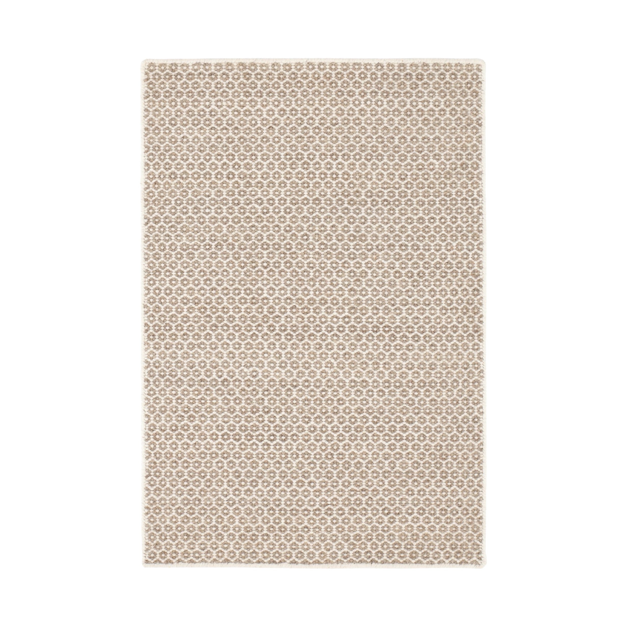 Honeycomb Handwoven Wool Rug RUGS-wool Dash & Albert Natural 2' x 3'