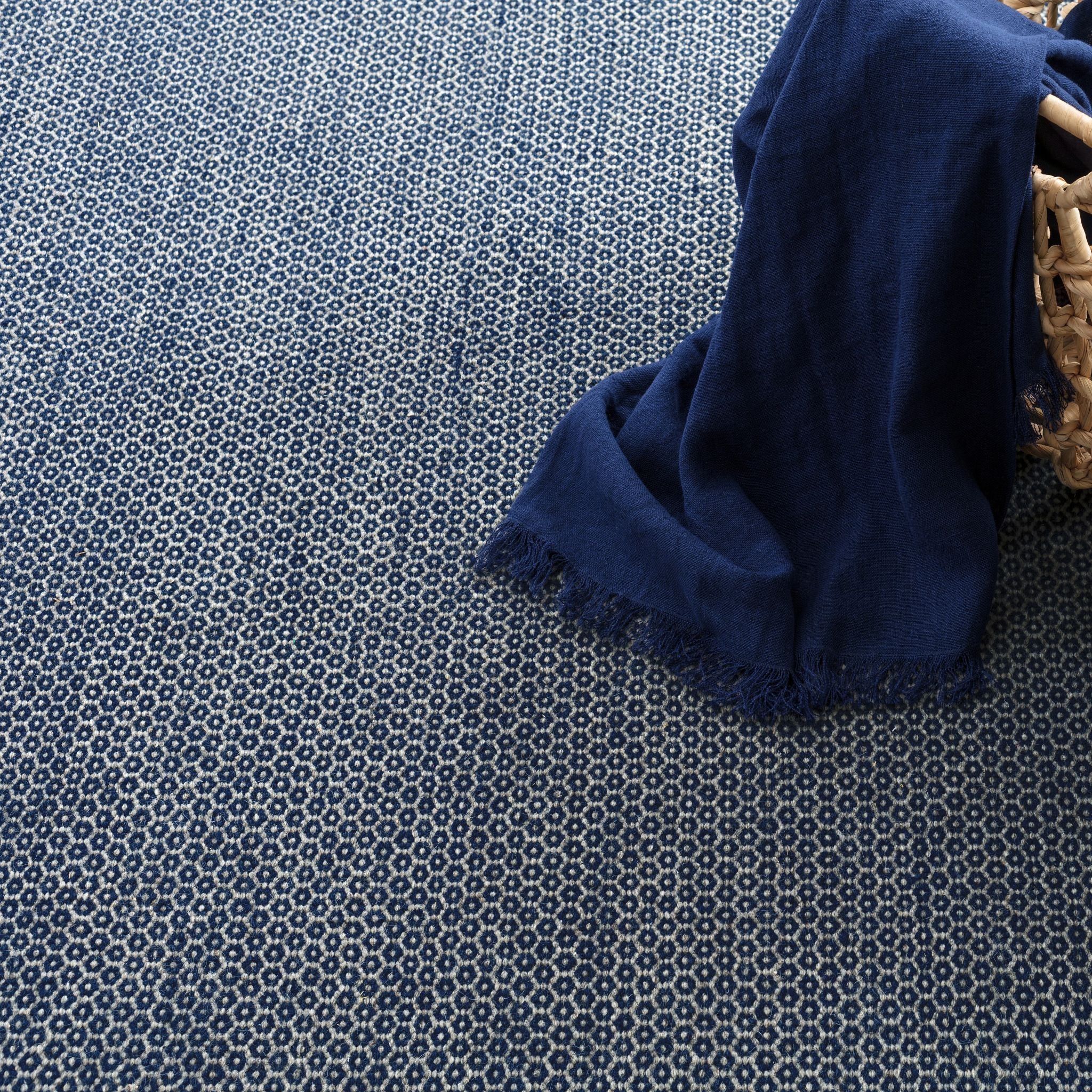 Honeycomb Handwoven Wool Rug RUGS-wool Dash & Albert