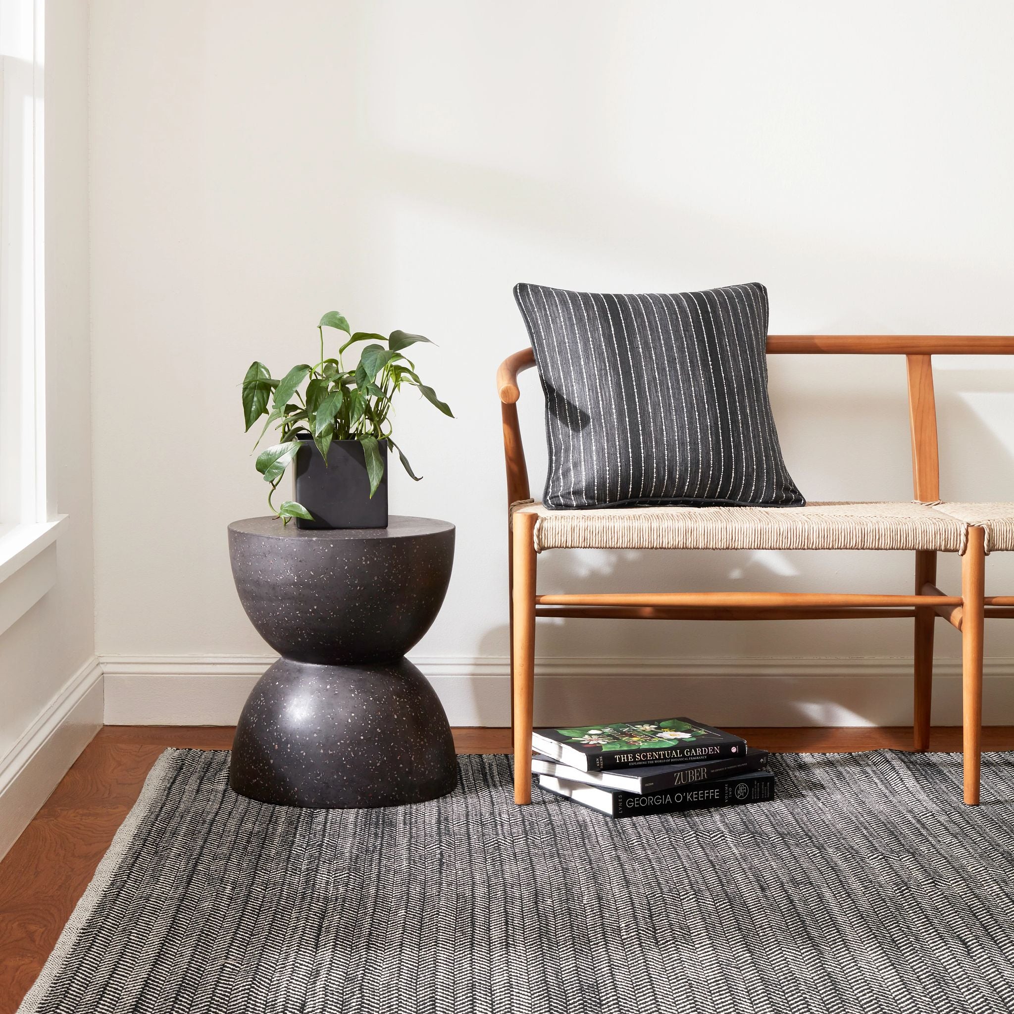 Herringbone Handwoven Cotton Rug RUGS - cotton Dash & Albert