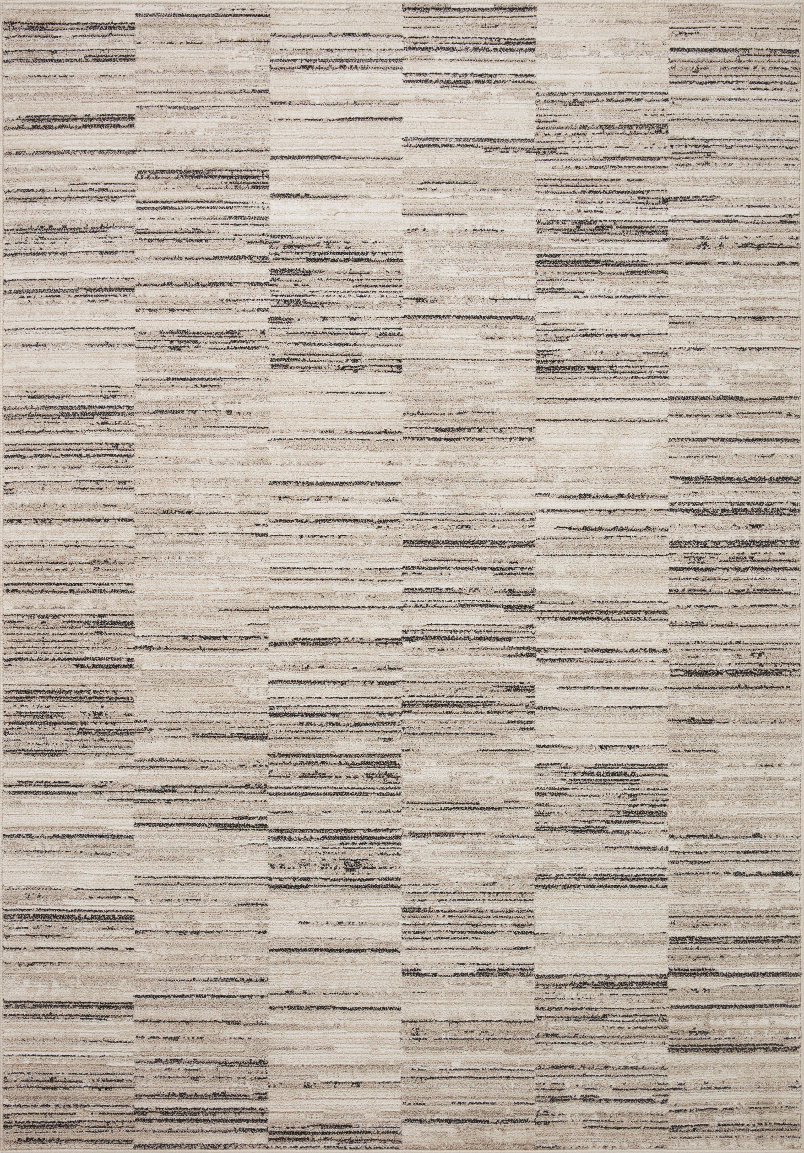 Loloi Darby Charcoal / Sand Rug 0-RUGS-patterned Loloi