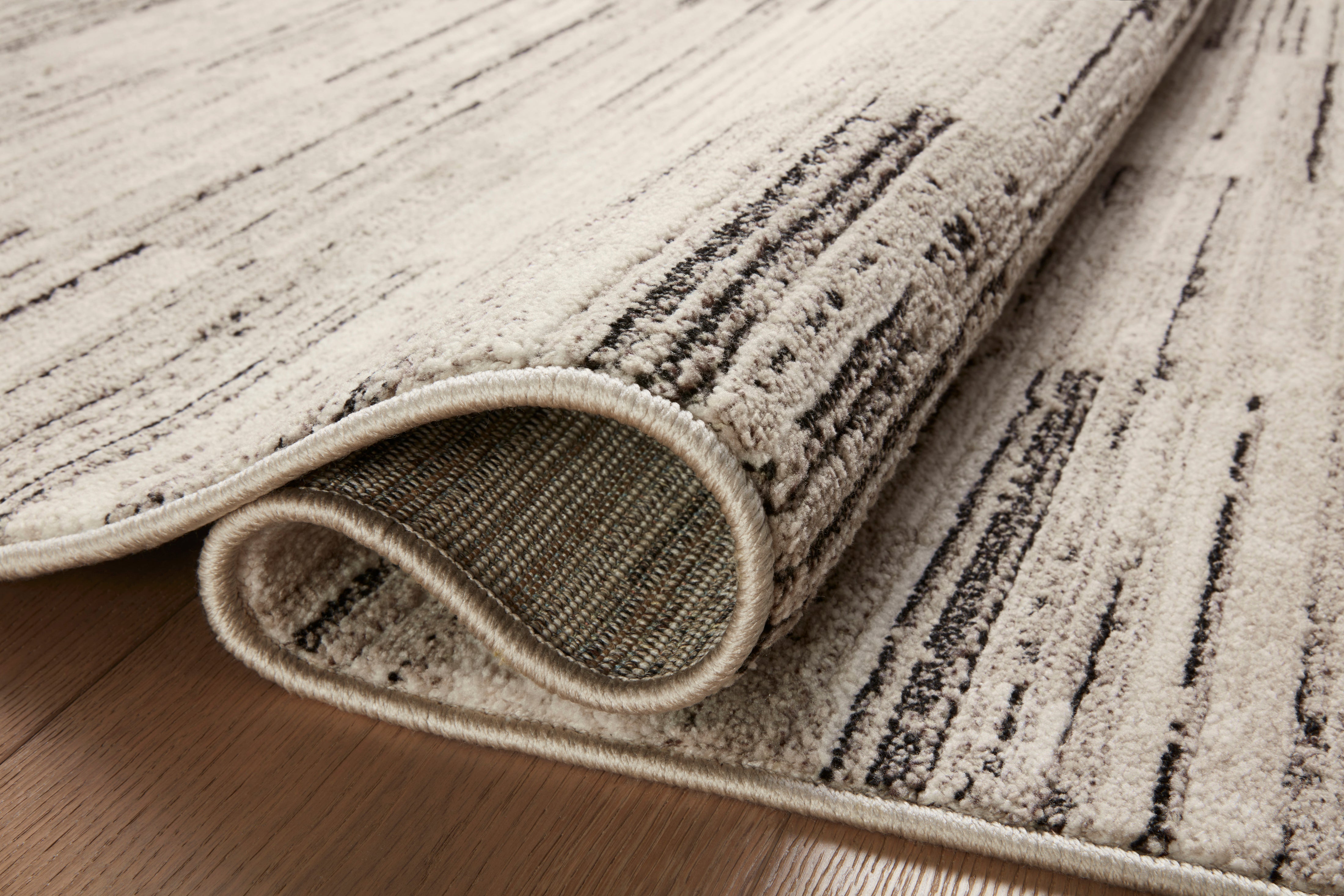 Loloi Darby Charcoal / Sand Rug 0-RUGS-patterned Loloi