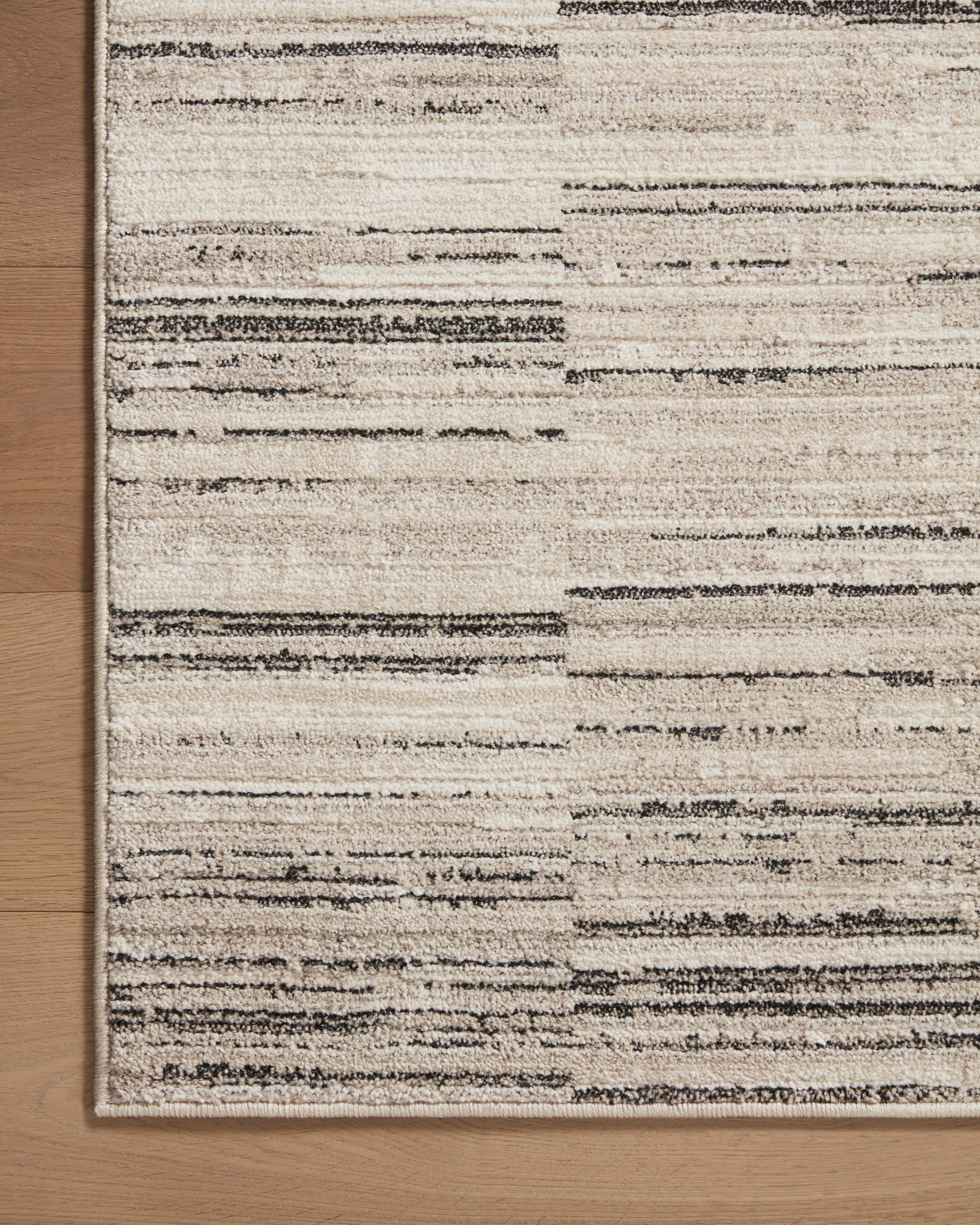 Loloi Darby Charcoal / Sand Rug 0-RUGS-patterned Loloi