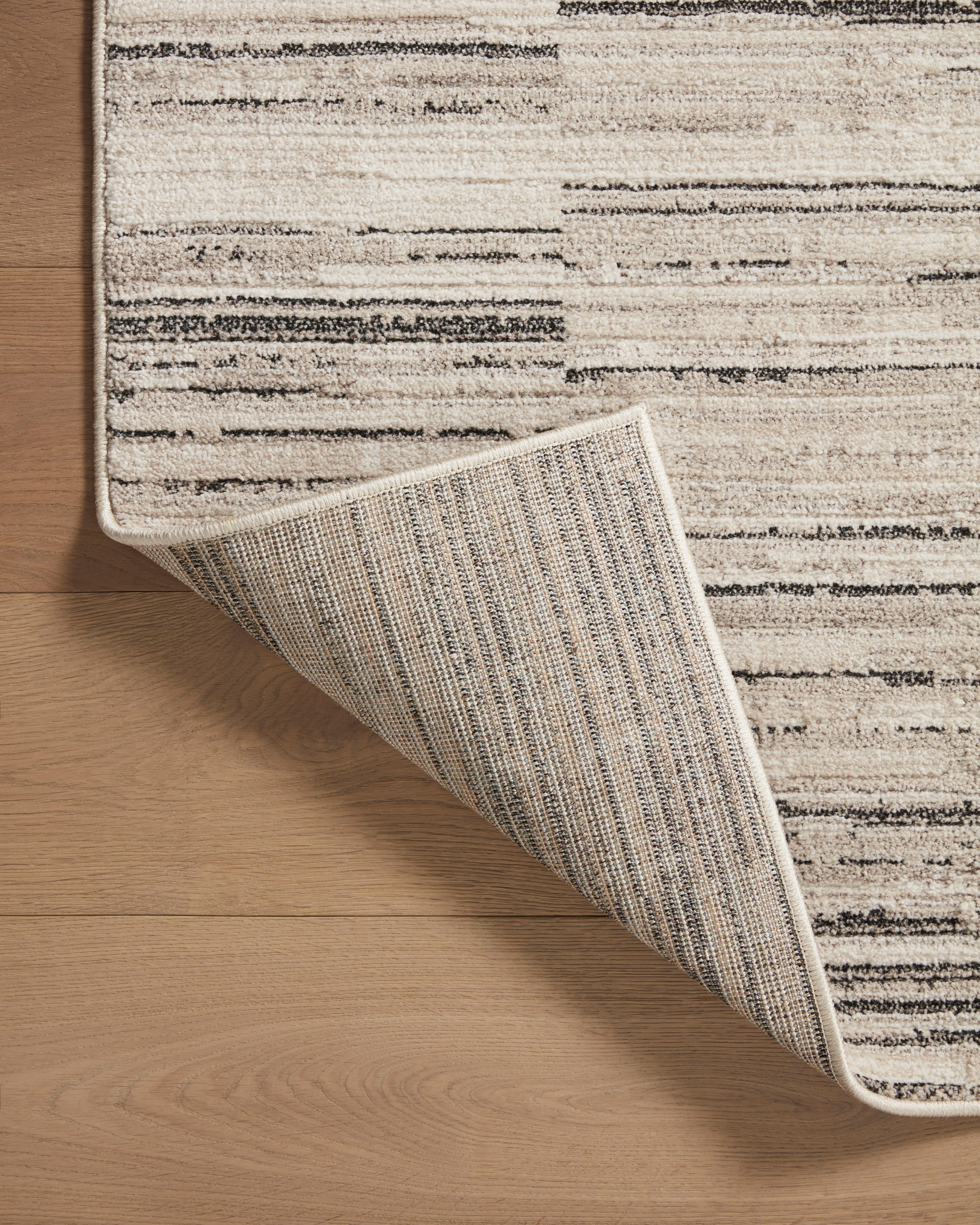 Loloi Darby Charcoal / Sand Rug 0-RUGS-patterned Loloi