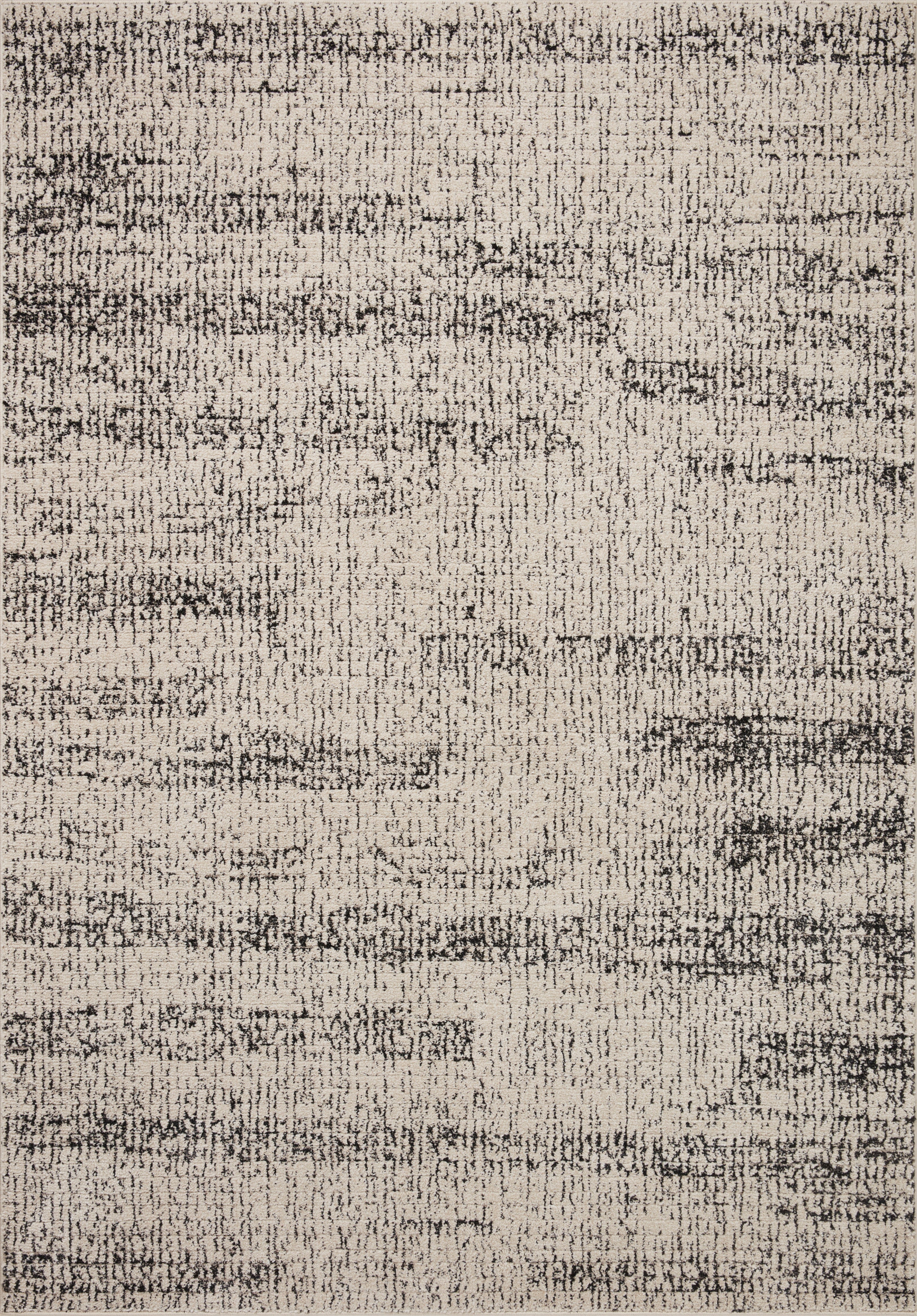 Loloi Darby Oatmeal / Charcoal Rug 0-RUGS-patterned Loloi