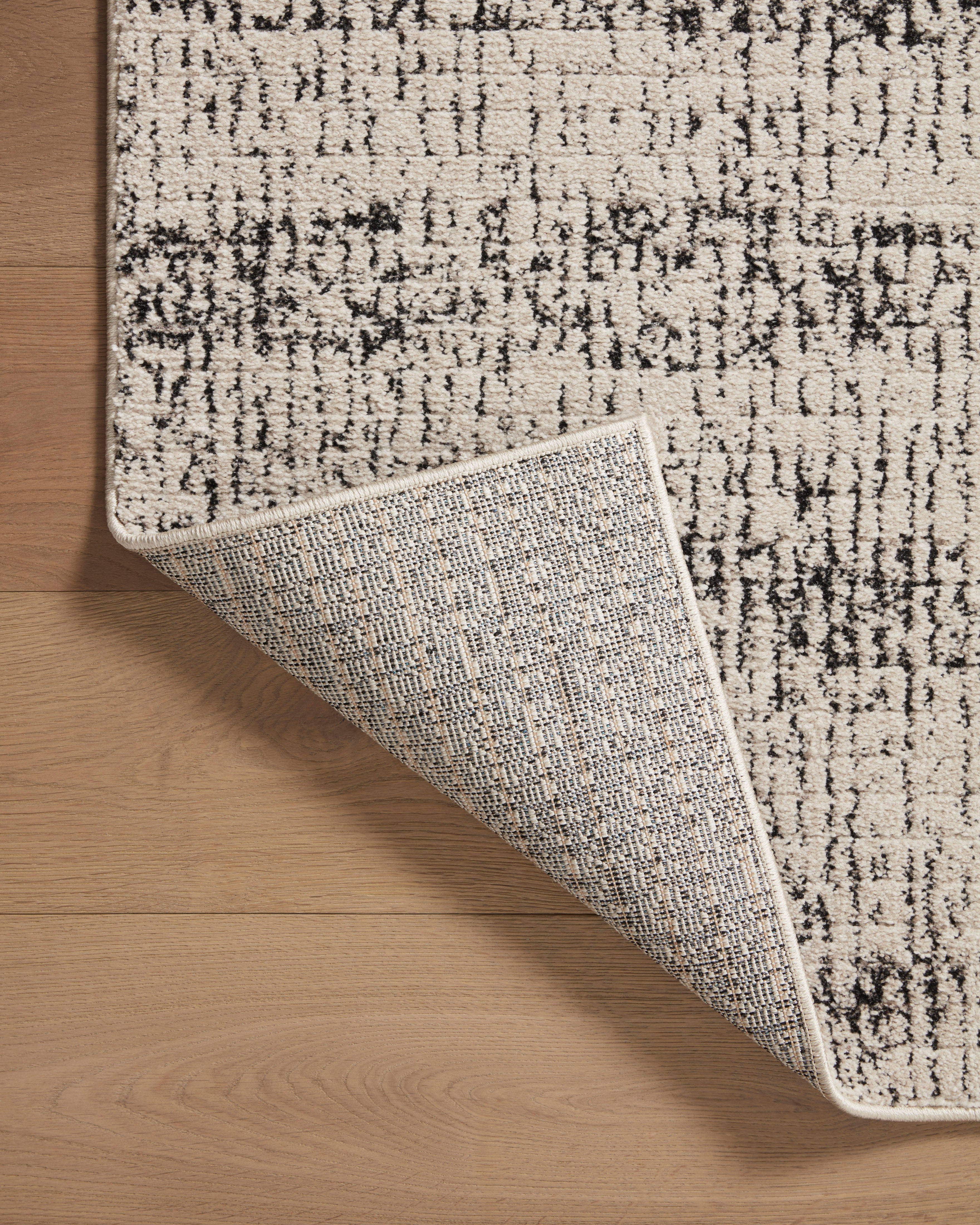 Loloi Darby Oatmeal / Charcoal Rug 0-RUGS-patterned Loloi