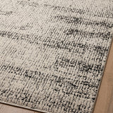 Loloi Darby Oatmeal / Charcoal Rug 0-RUGS-patterned Loloi