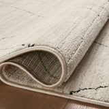 Loloi Darby Sand / Charcoal Rug 0-RUGS-patterned Loloi
