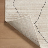Loloi Darby Sand / Charcoal Rug 0-RUGS-patterned Loloi