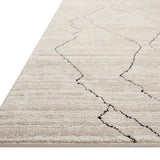 Loloi Darby Sand / Charcoal Rug 0-RUGS-patterned Loloi