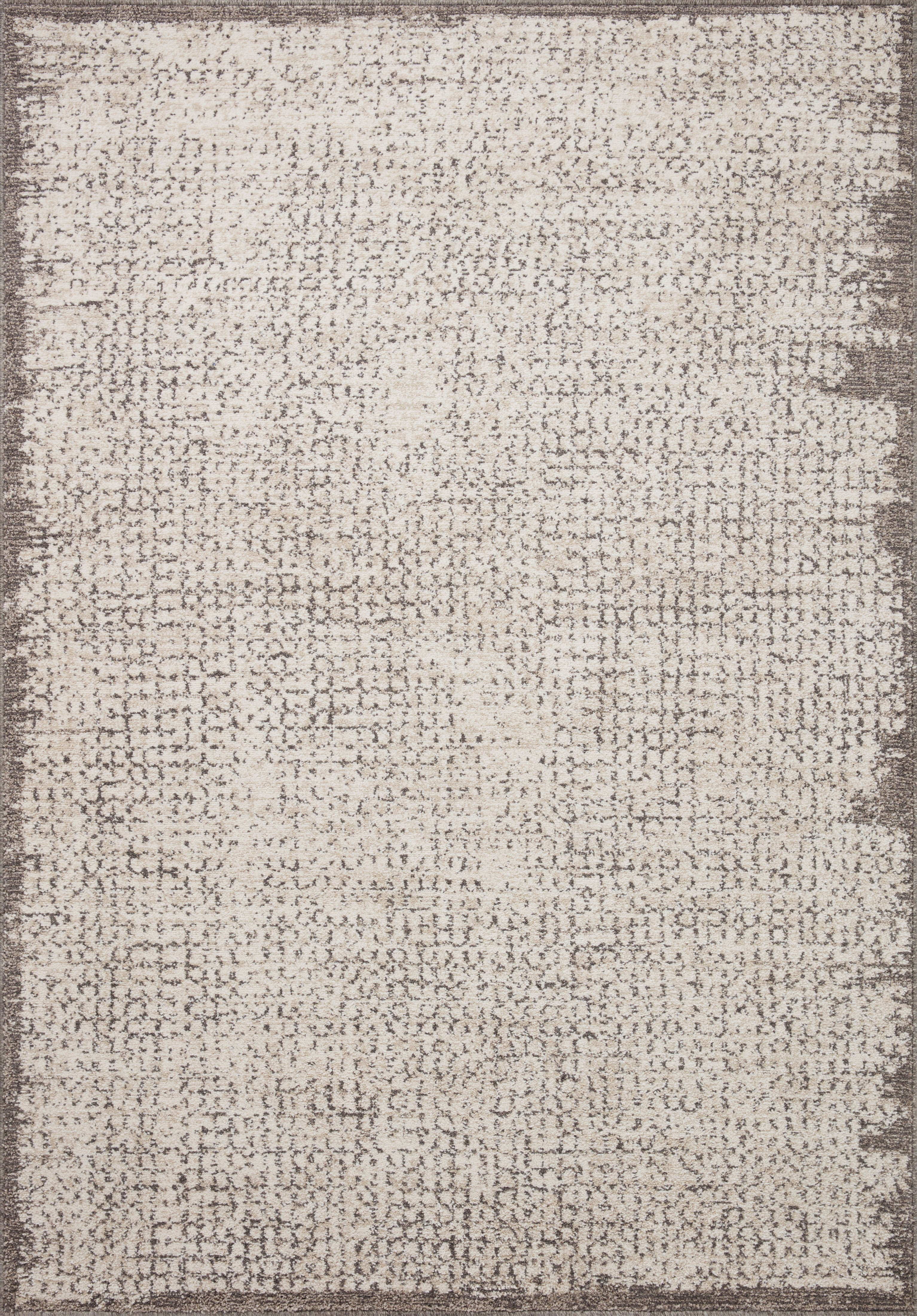 Loloi Darby Ivory / Stone Rug 0-RUGS-patterned Loloi