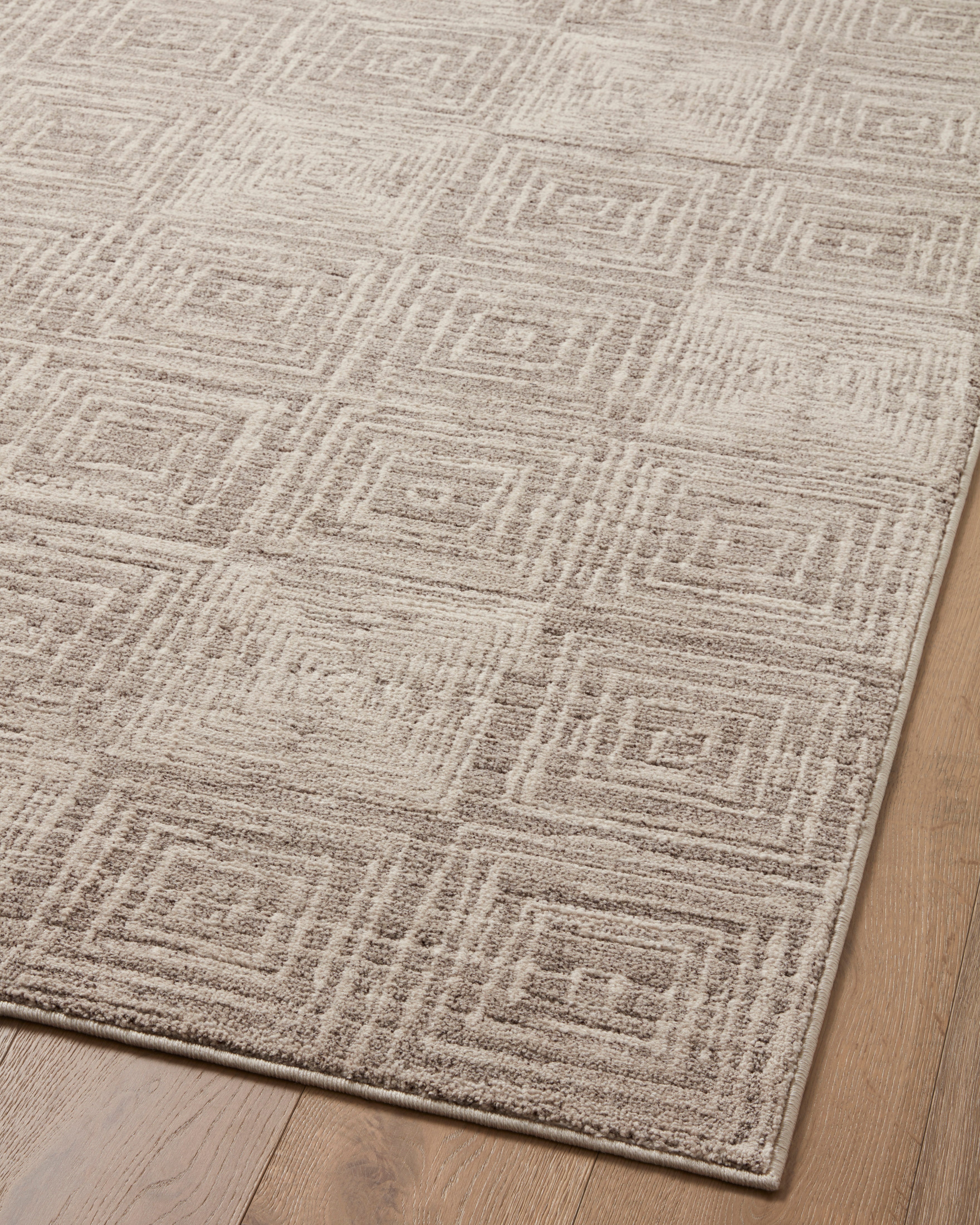Loloi Darby Beige / Grey Rug 0-RUGS-patterned Loloi