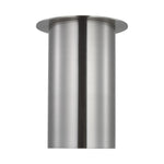 Archer Small Flush Mount LIGHTING - flush mount Visual Comfort Brushed Steel