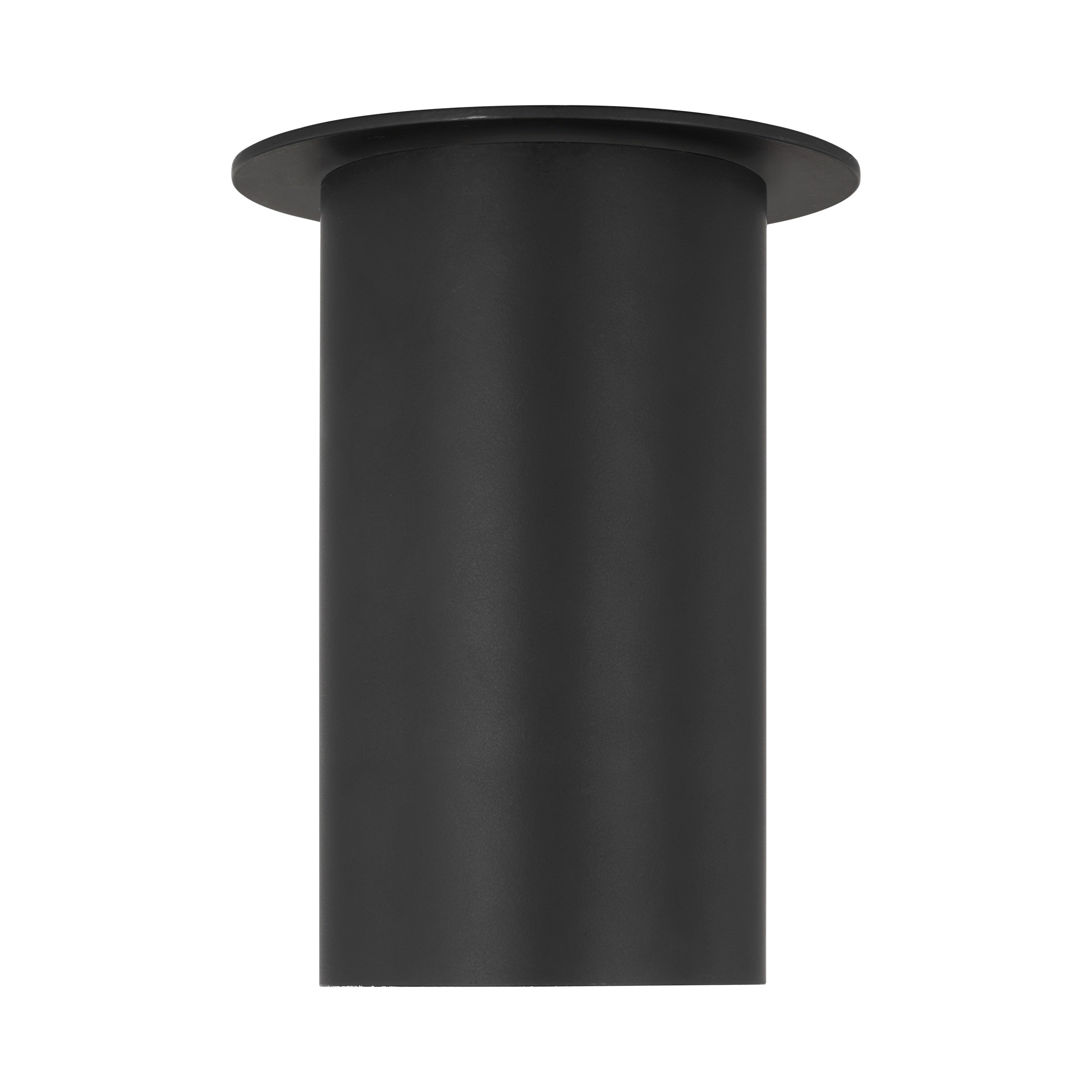 Archer Small Flush Mount LIGHTING - flush mount Visual Comfort Midnight Black