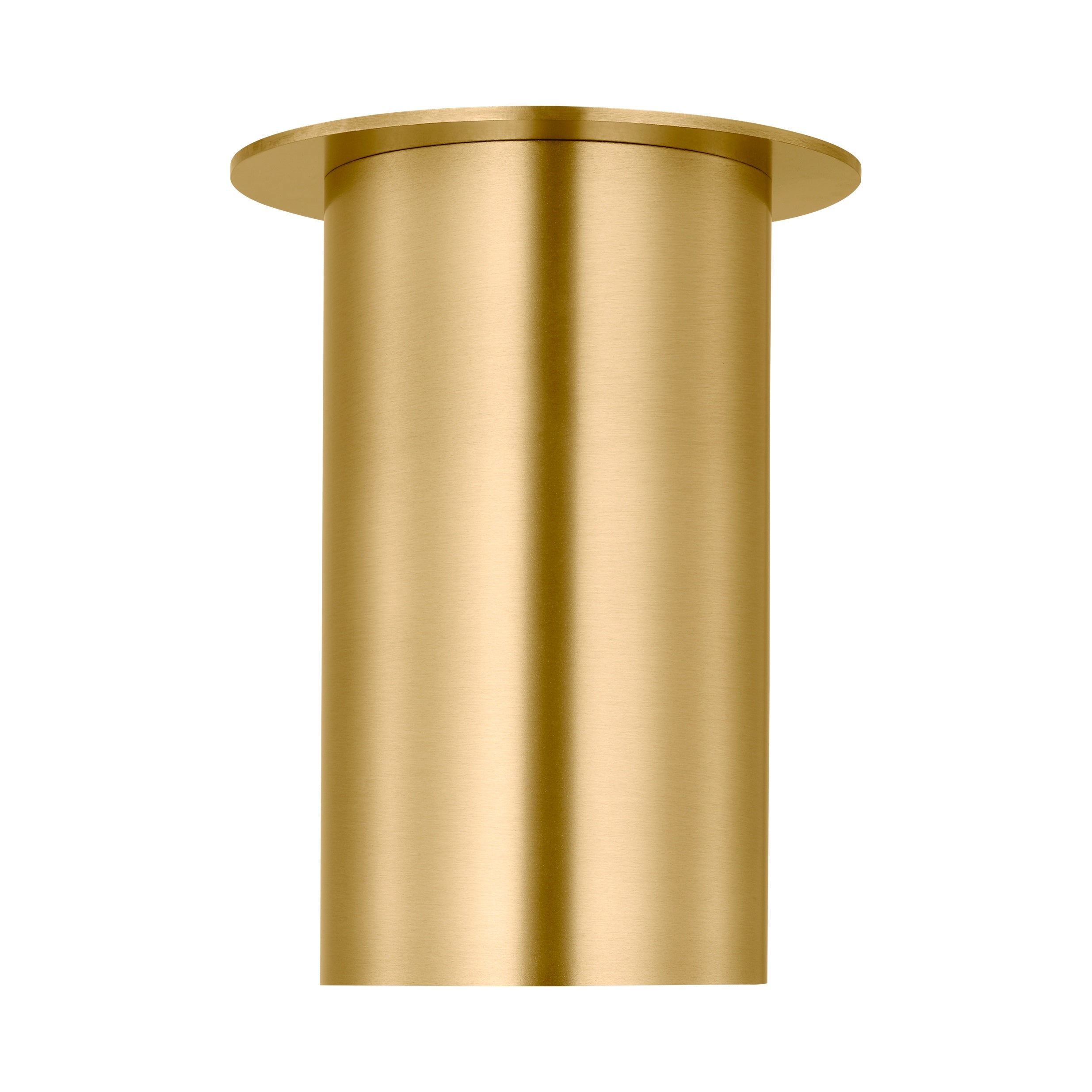 Archer Small Flush Mount LIGHTING - flush mount Visual Comfort Satin Brass