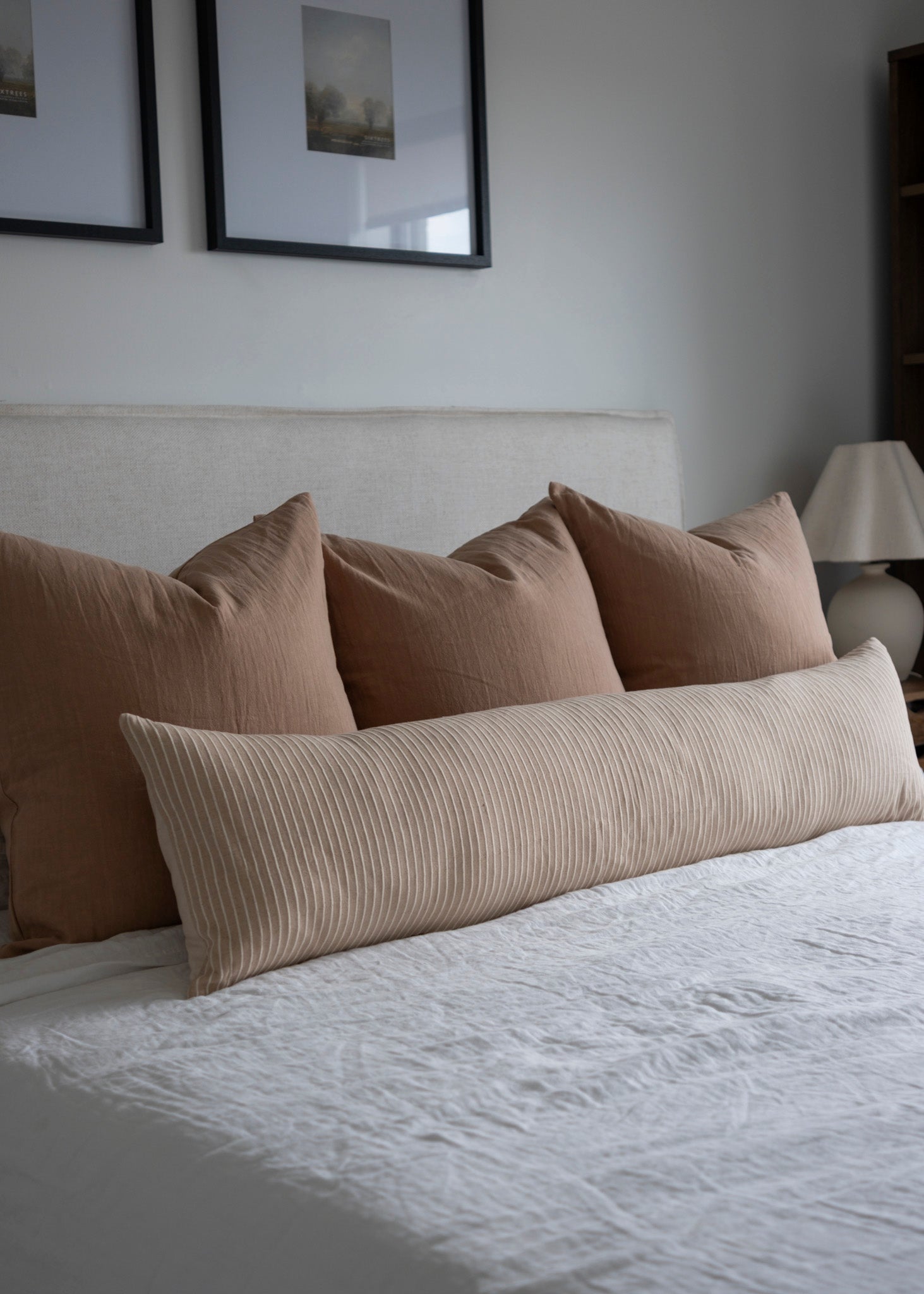 Louis Long Lumbar Pillow Cover 1 - PILLOWS - Thai - neutral Rug & Weave Pillows