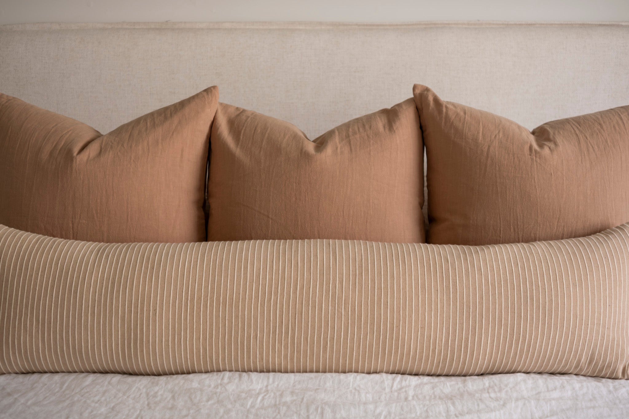Louis Long Lumbar Pillow Cover 1 - PILLOWS - Thai - neutral Rug & Weave Pillows