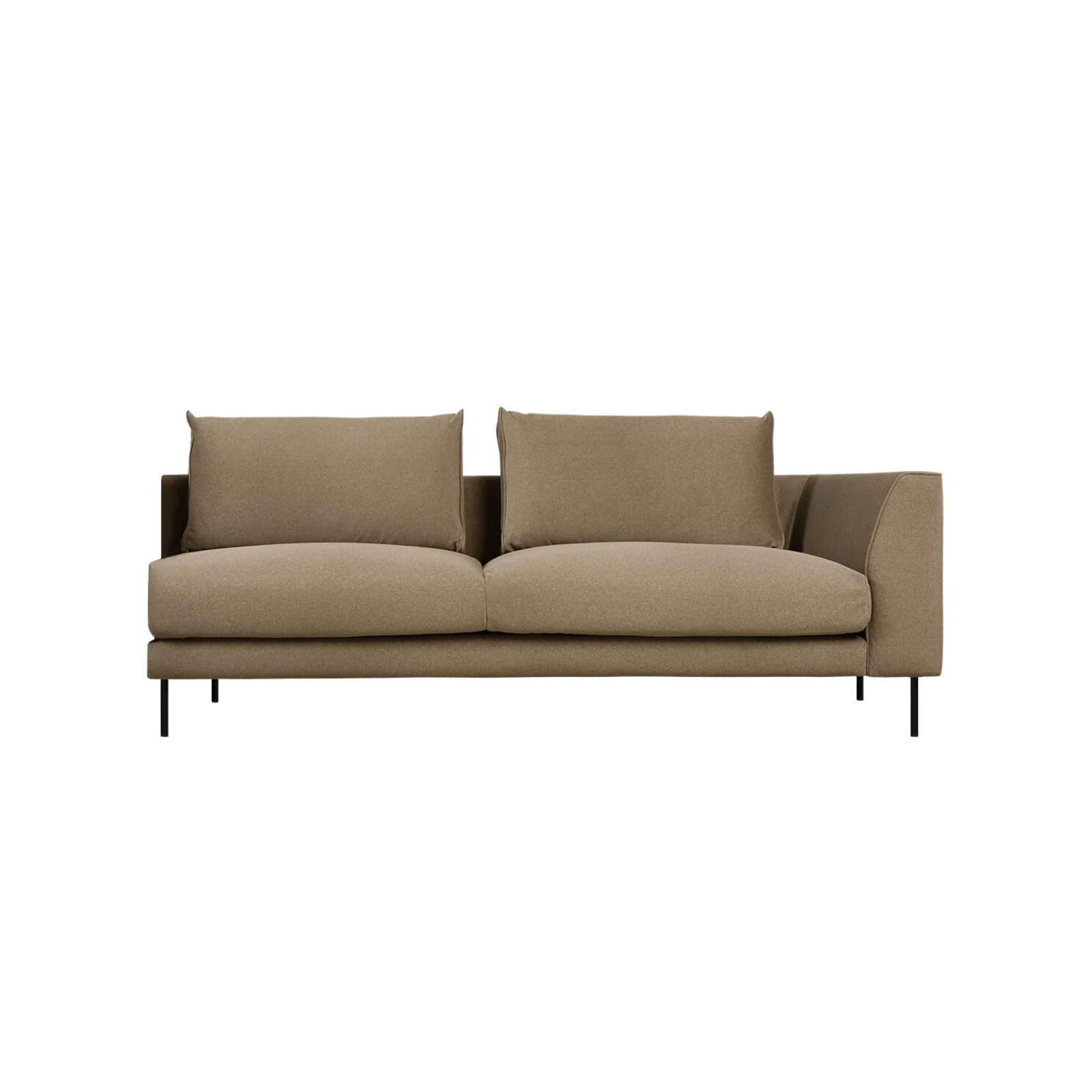 Gus* Modern Renfrew 69" Left Arm 2 - FURNITURE - sectional Gus Merino Mocha