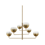 August Chandelier LIGHTING - Chandelier Hudson Valley Lighting Patina Brass 45"