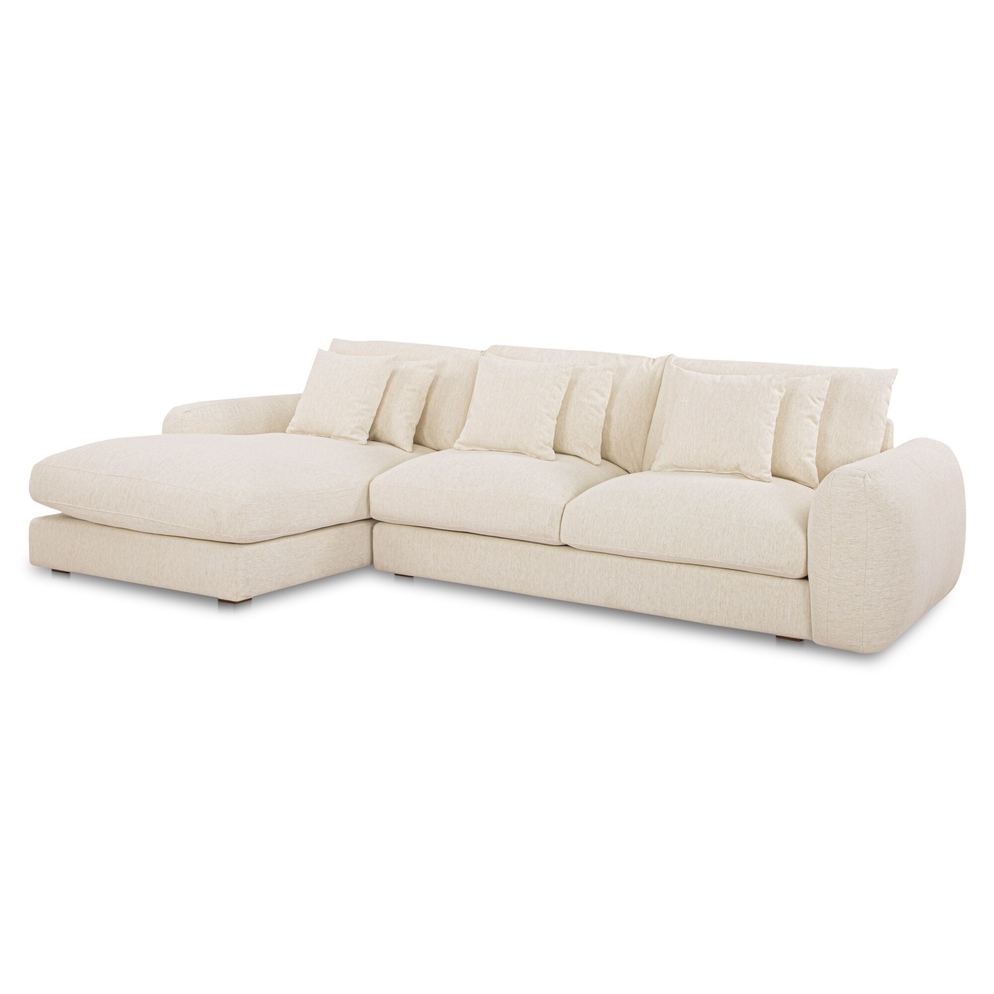 Beckett Sectional Oat Furniture - Sectionals Moe's Furniture