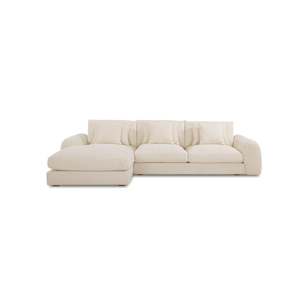 Beckett Sectional Oat Furniture - Sectionals Moe's Furniture Left