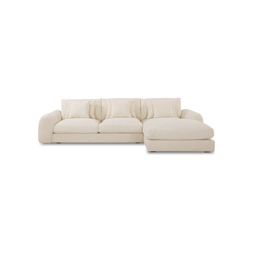 Beckett Sectional Oat Furniture - Sectionals Moe's Furniture Right
