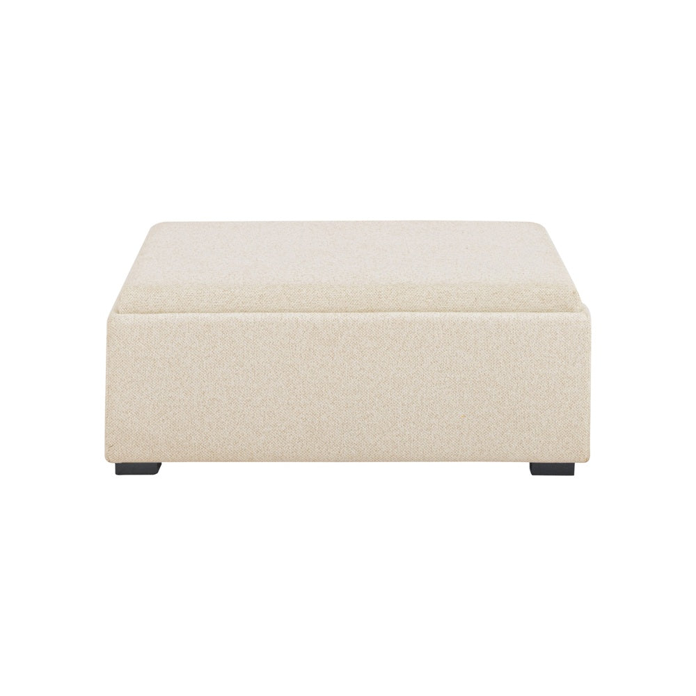 Marigold Storage Ottoman Furniture - Ottomans Moe's Furniture White