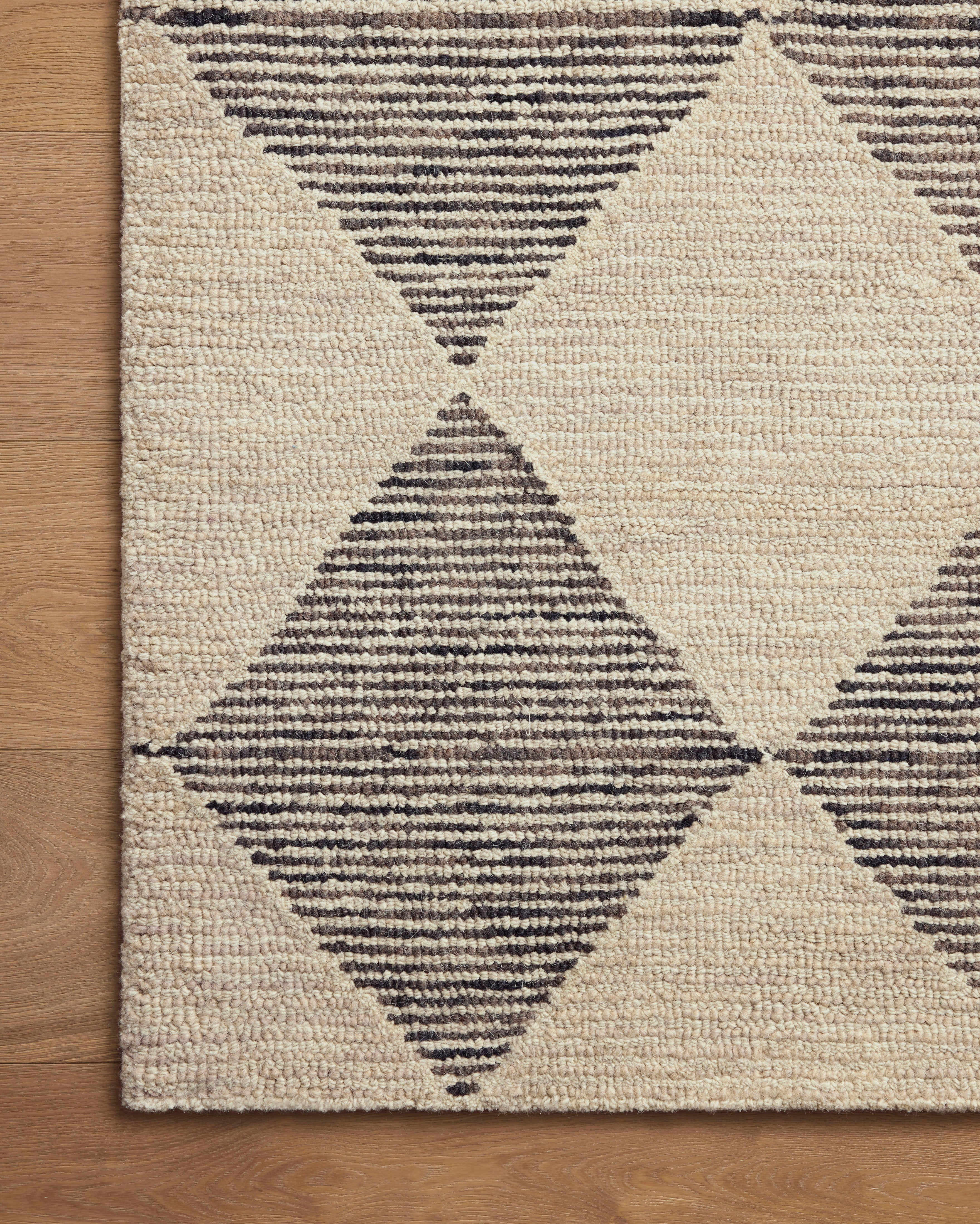 Chris Loves Julia x Loloi Francis Beige / Charcoal Rug Rugs Loloi