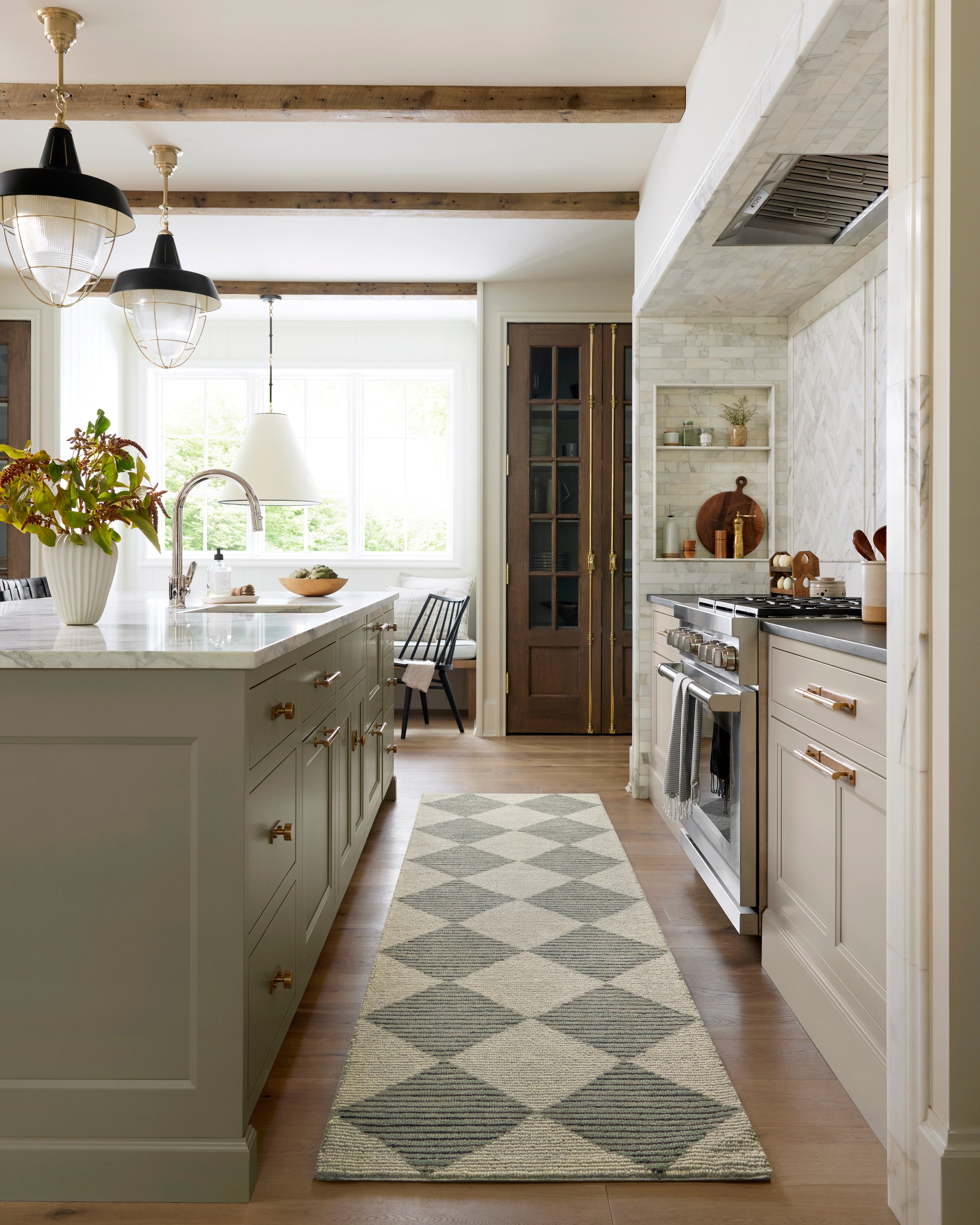 Chris Loves Julia x Loloi Francis Spa / Granite Rug Rugs Loloi