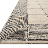 Chris Loves Julia x Loloi Francis Cream / Black Rug 0-RUGS Loloi