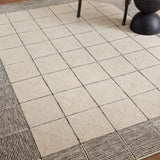 Chris Loves Julia x Loloi Francis Cream / Black Rug 0-RUGS Loloi