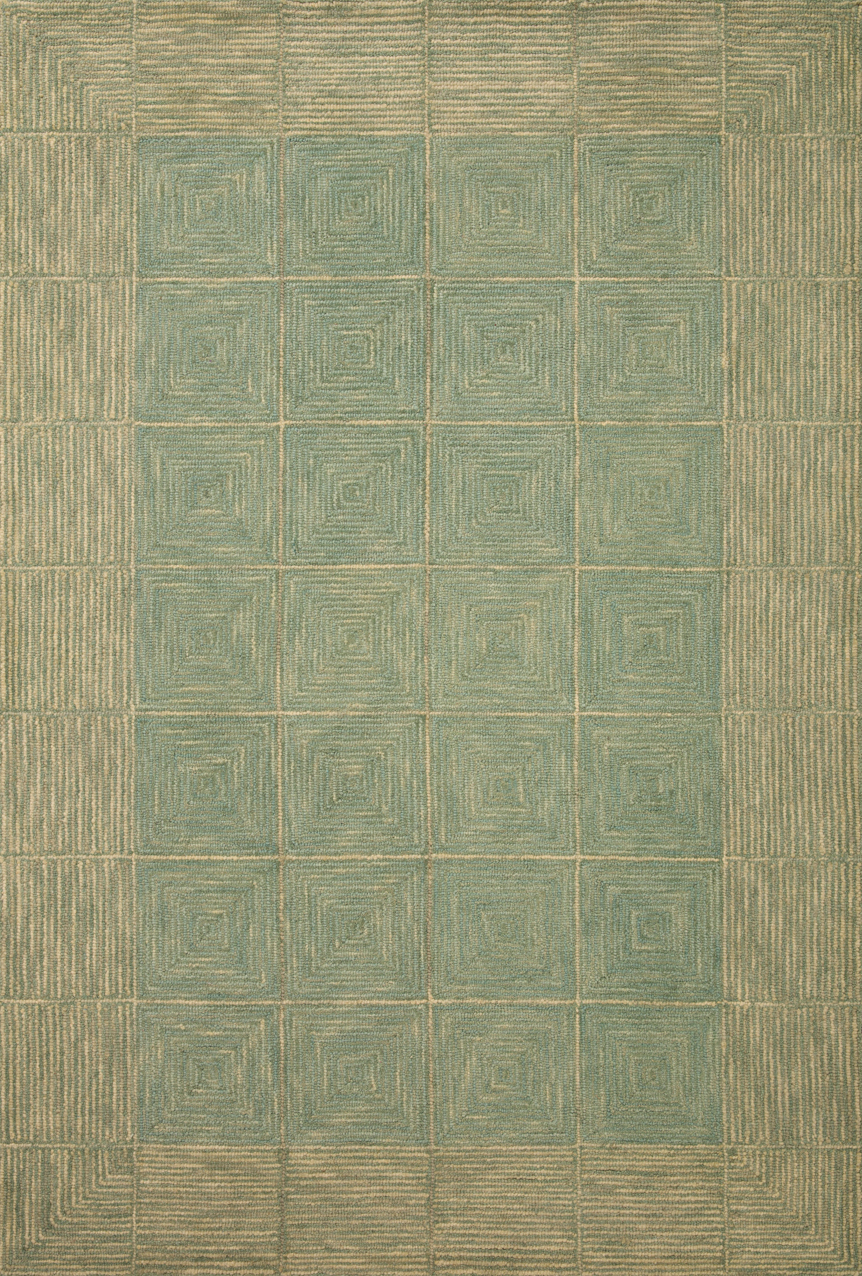 Chris Loves Julia x Loloi Francis Green / Natural Rug Rugs Loloi