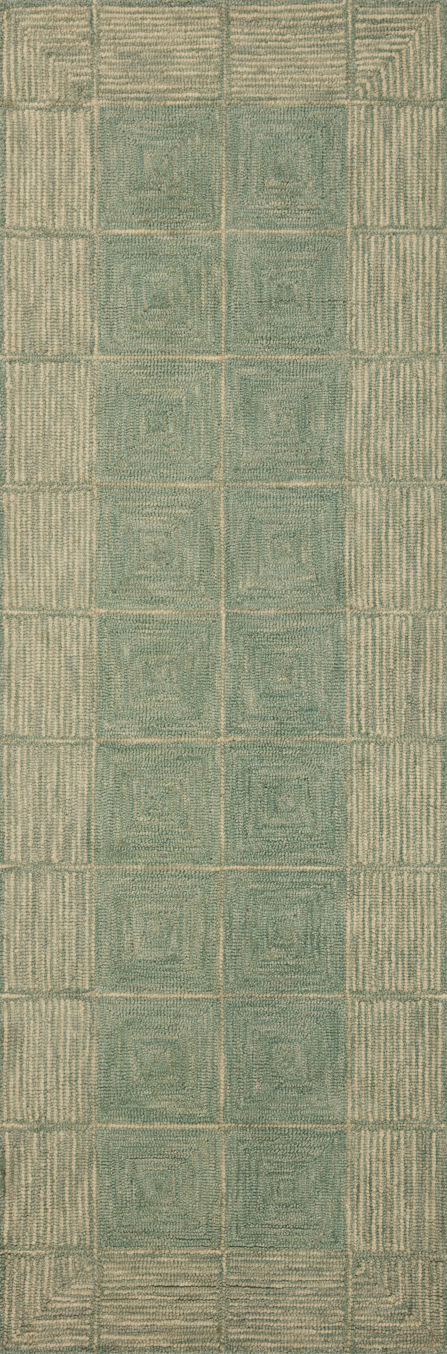 Chris Loves Julia x Loloi Francis Green / Natural Rug Rugs Loloi