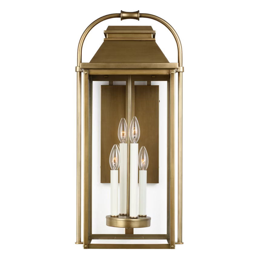 Wellsworth Large Lantern LIGHTING - outdoor fixture Visual Comfort