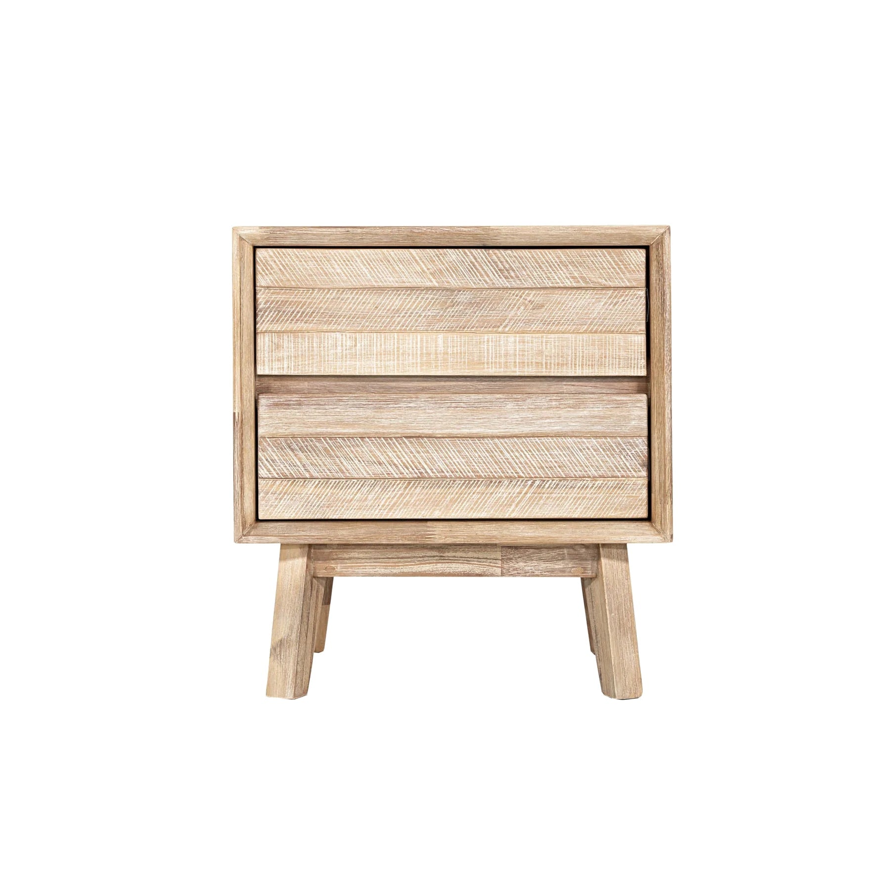 Giada 2 Drawer Nightstand FURNITURE - nightstands LH IMPORTS Light Driftwood
