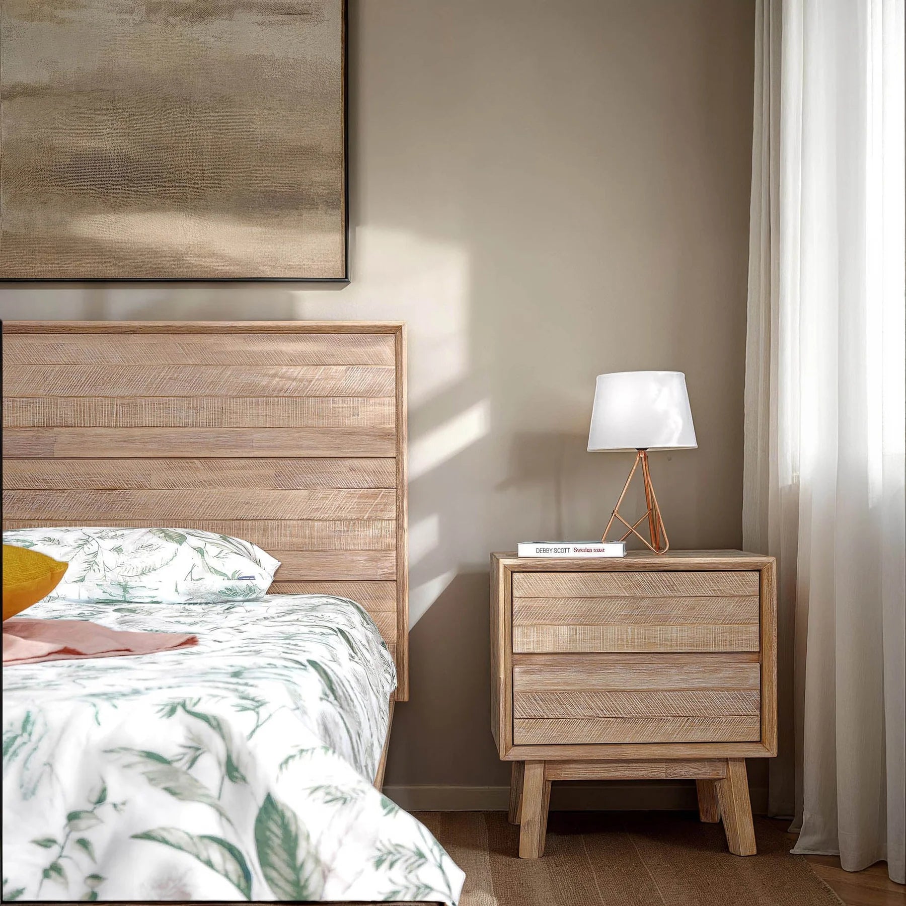 Giada 2 Drawer Nightstand FURNITURE - nightstands LH IMPORTS