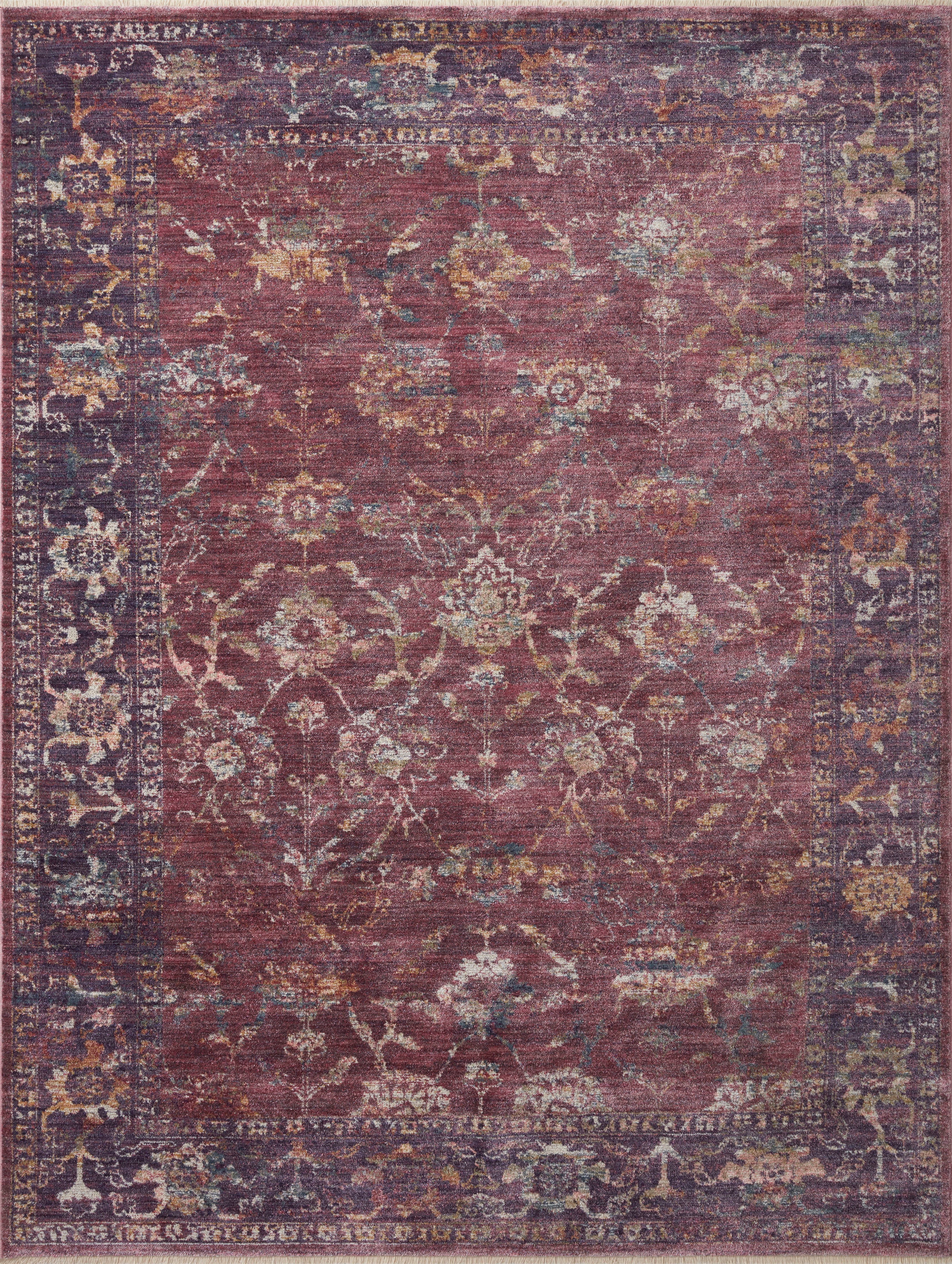 Loloi Giada Grape / Multi Rug RUGS - patterned Loloi