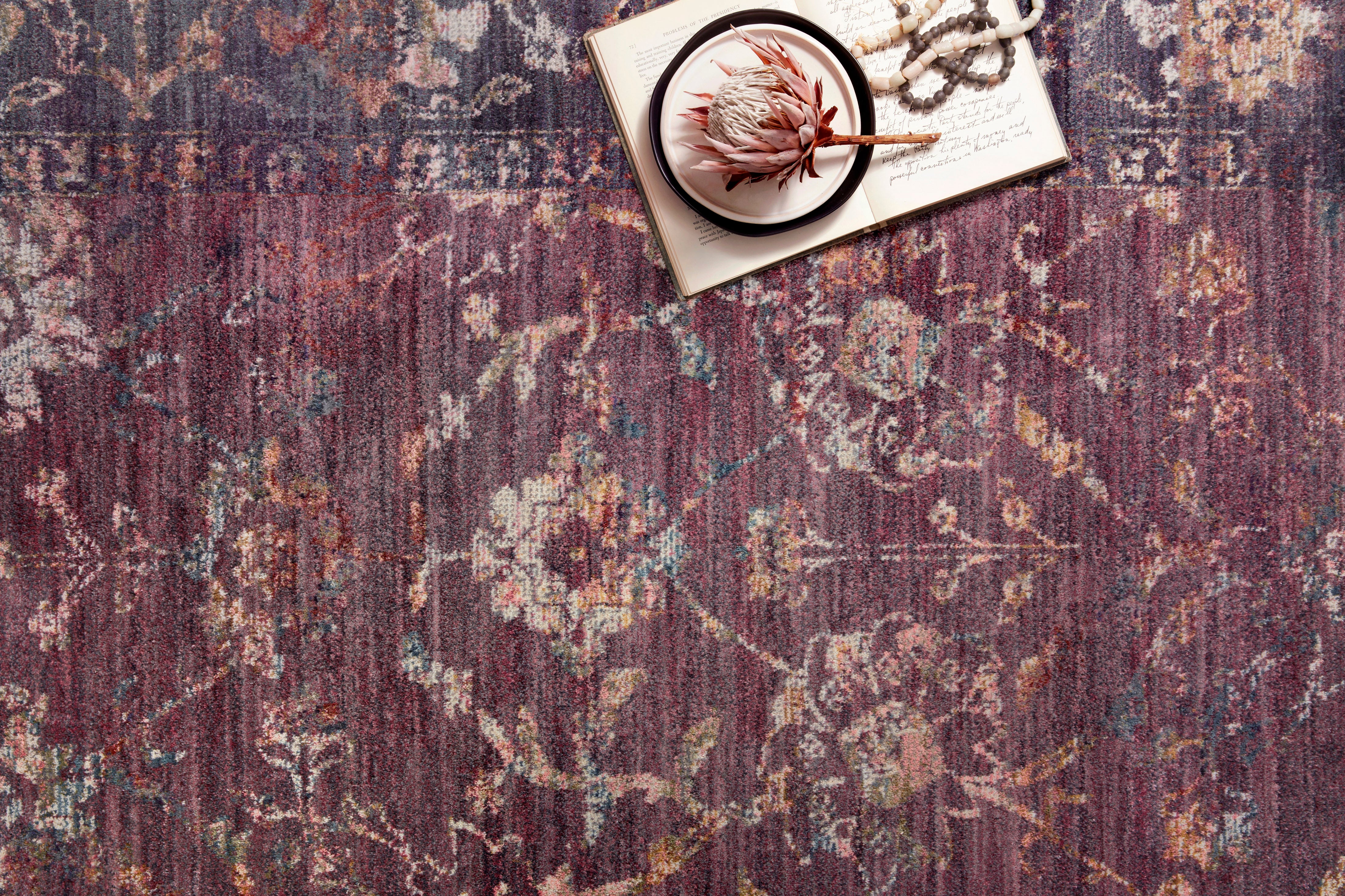 Loloi Giada Grape / Multi Rug RUGS - patterned Loloi