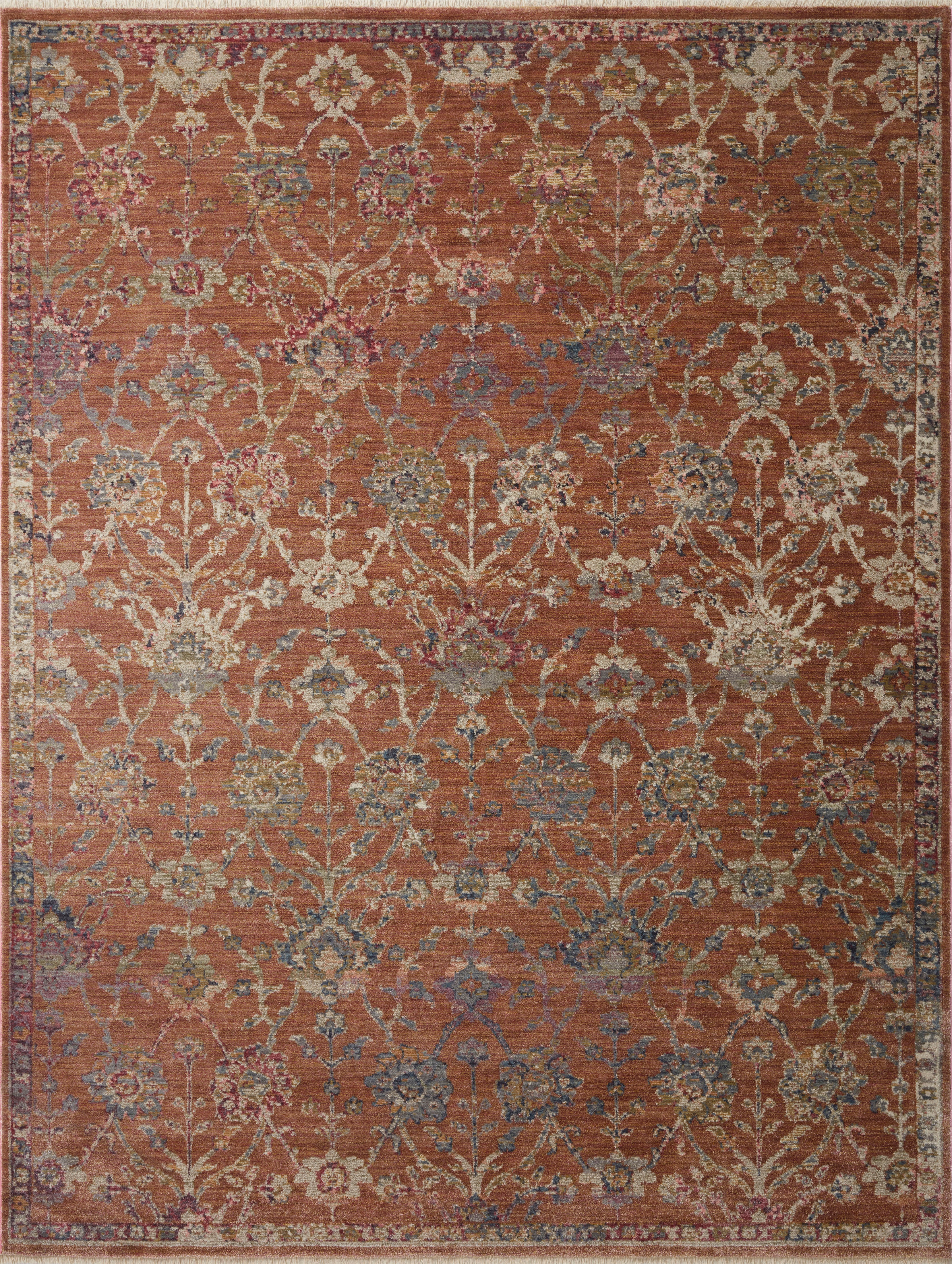 Loloi Giada Terracotta / Multi Rug RUGS - patterned Loloi
